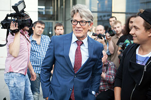 Эрик Робертс посетил Сити в ходе съемок фильма «Максимальный удар»